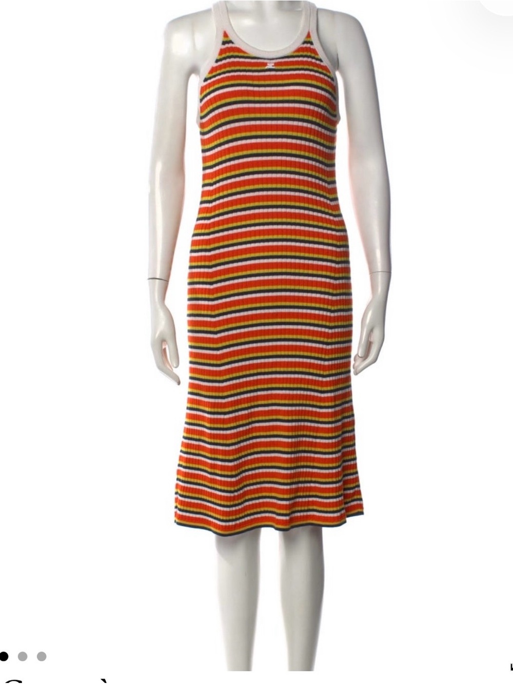 Courrèges A-Line Dress Orange
Striped Size S